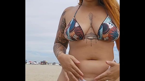 I'm wearing panties on the beach to get the attention of married people, and see if I can find one to fuck me nicely