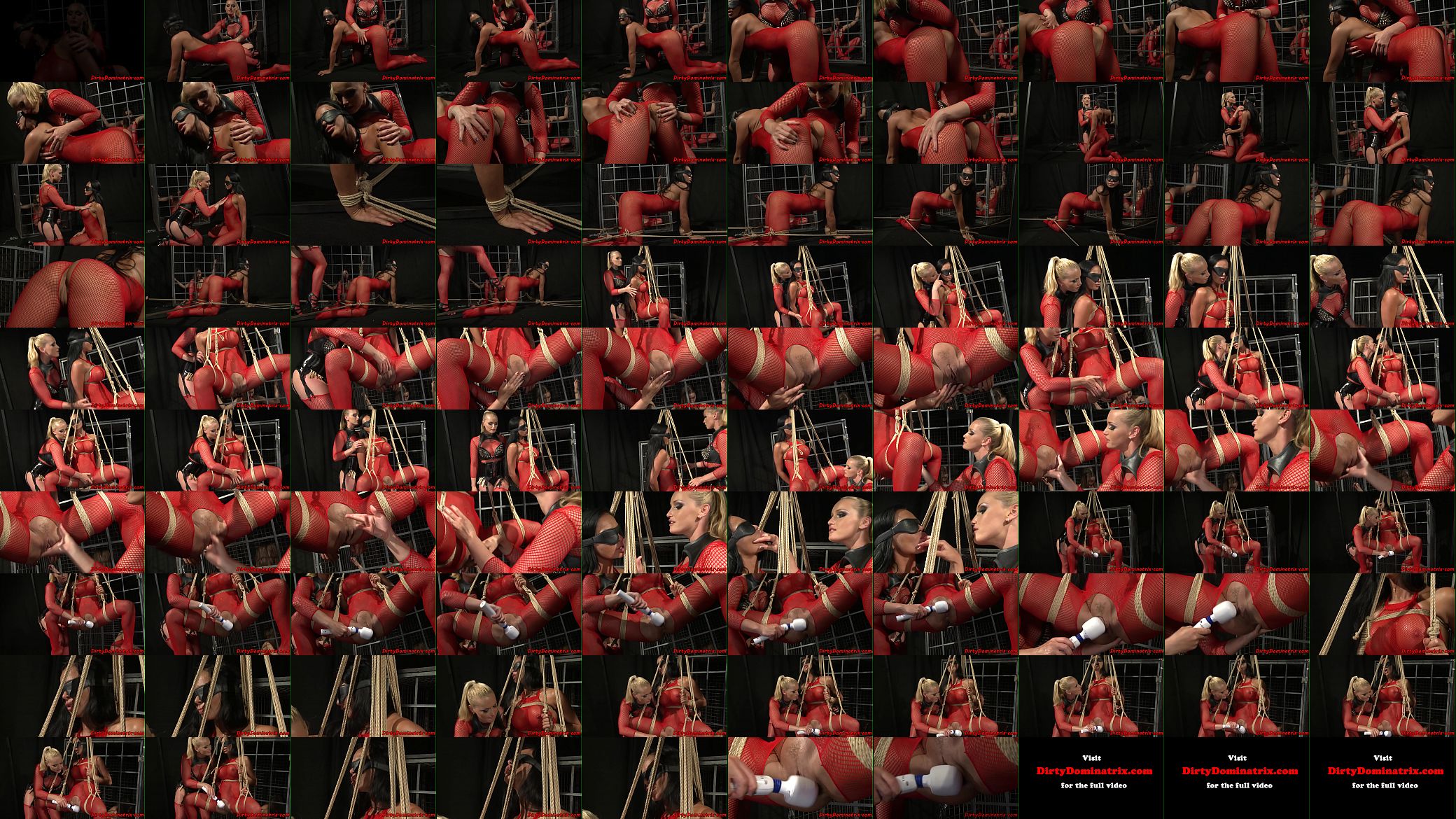 Lezdom mistress dominated on suspended sub 预览图