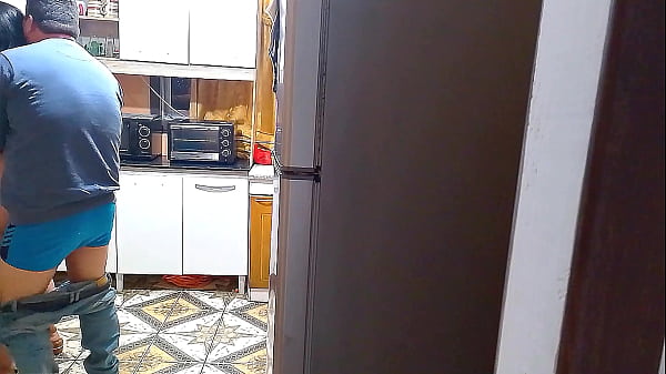 The kitchen of the unfaithful wife and her lover