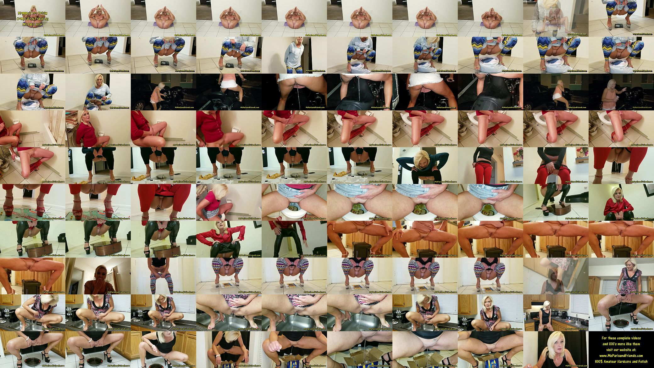 The Pee Fetish Compilation featuring Ms Paris Rose 预览图