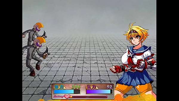 Kamikaze Kommittee Ouka RPG [Hentai sex game] Ep.1 Fighting bad bully guys with sexy karate pose