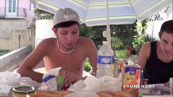 First gay experience for this sexy straight boy curious