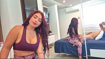 I convince my girlfriend to give me her ass for the first time. It hurts a lot, but I end up putting it all in. - Aaroon Mush