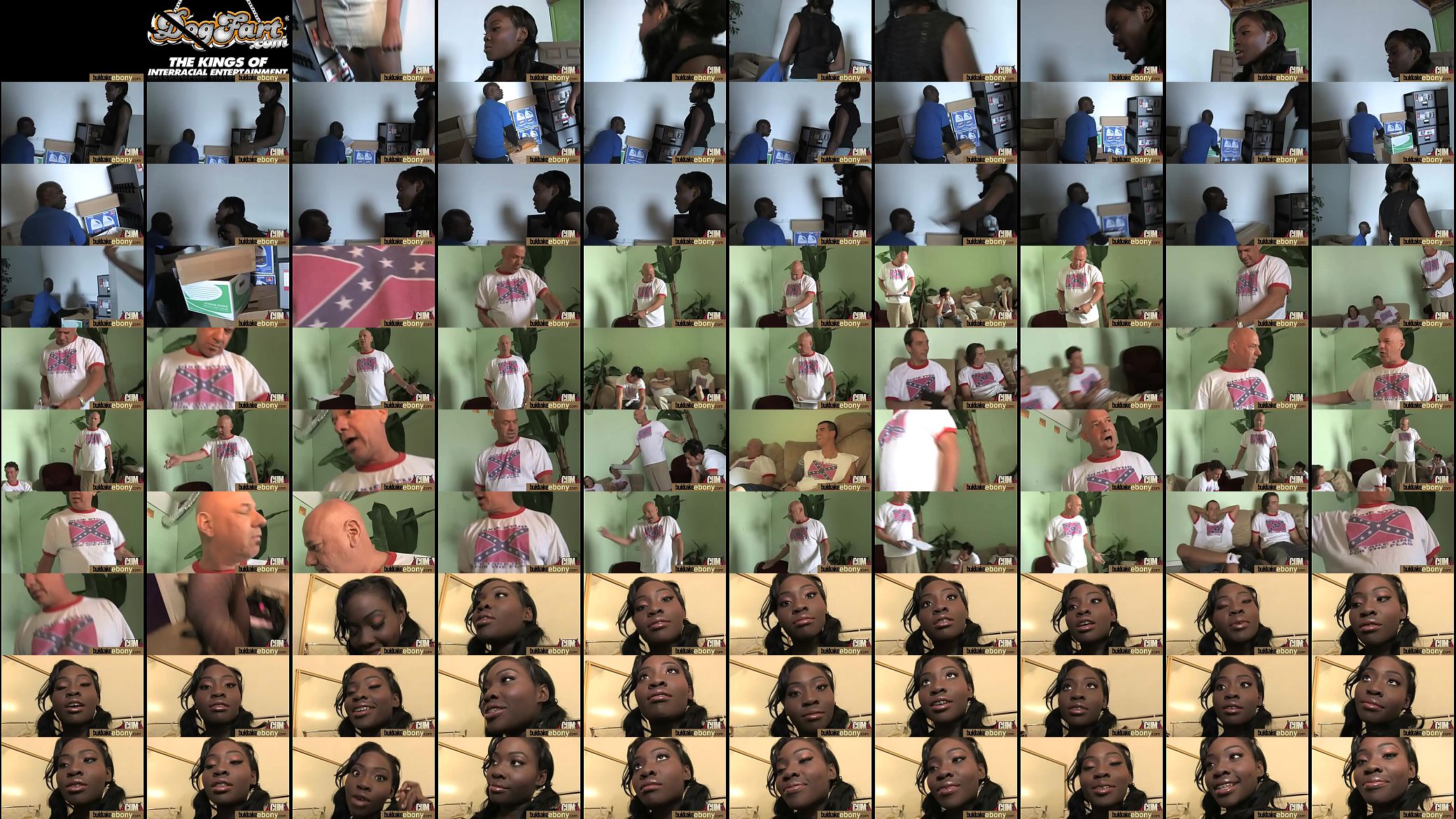 Ebony Gang bang and CUM FEEDING 19 预览图