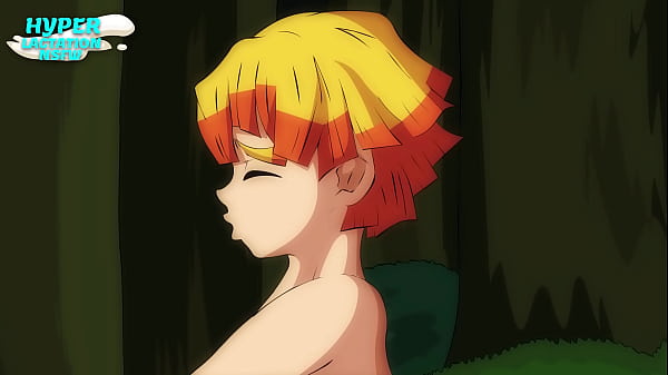 Download Video - 嘴平伊之助と善逸は特訓中に発情してハードなセックスをした