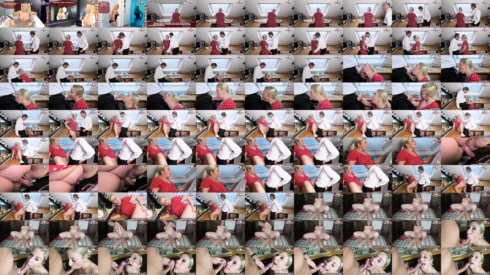 deutsche blonde mollige teen fickt in der k&uuml;che 预览图