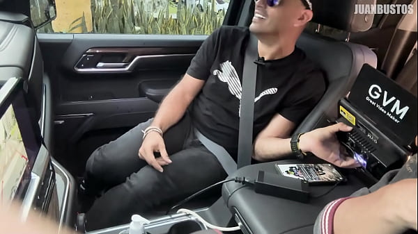 Andrea Pardo fucks hard in the car until she cums in an explosive SQUIRT! - Juan Bustos Road