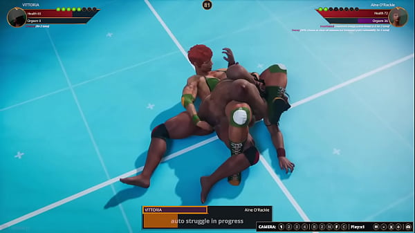 VITTORIA VS Aine O'Rackie (Naked Fighter 3D)