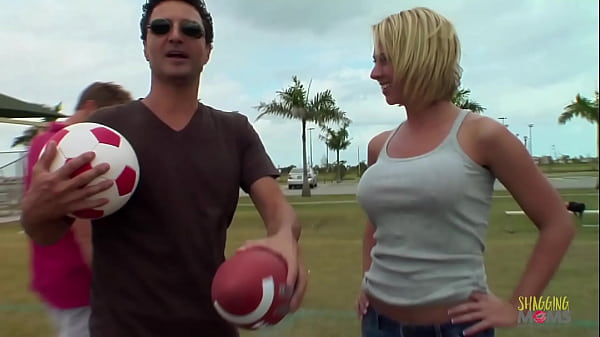 Football player goes home with her coach to have sex