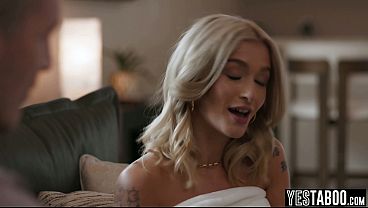 Humiliated blonde teen seduced and fucked by her horny neighbor