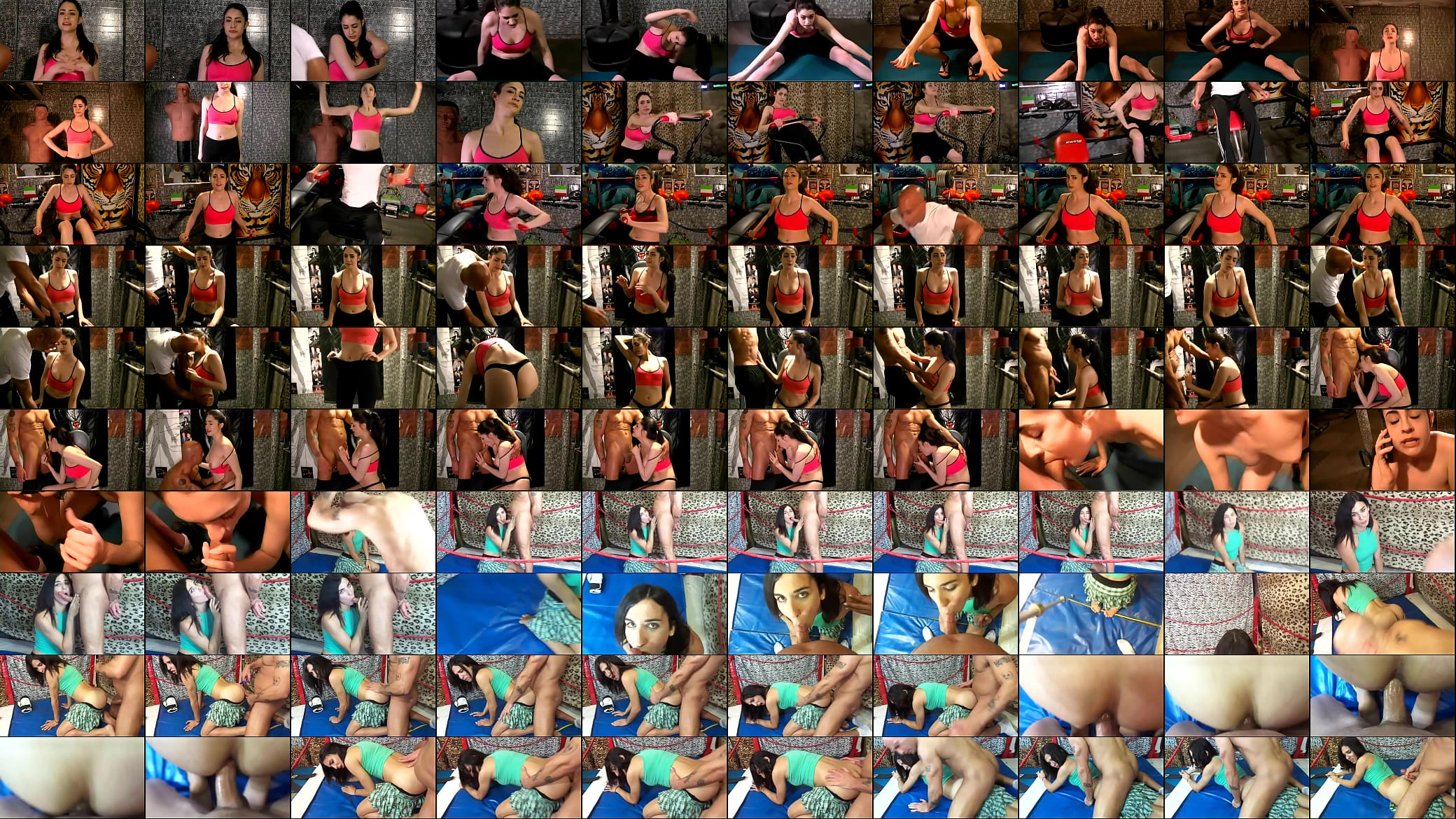 LORI WORKS OUT WITH HER PERSONAL TRAINER MAX &amp; HE GIVES HER MOUTH A WORKOUT WITH HIS ITALIAN SAUSAGE on MAXXX LOADZ AMATEUR HARDCORE VIDEOS KING of AMATEUR PORN 预览图