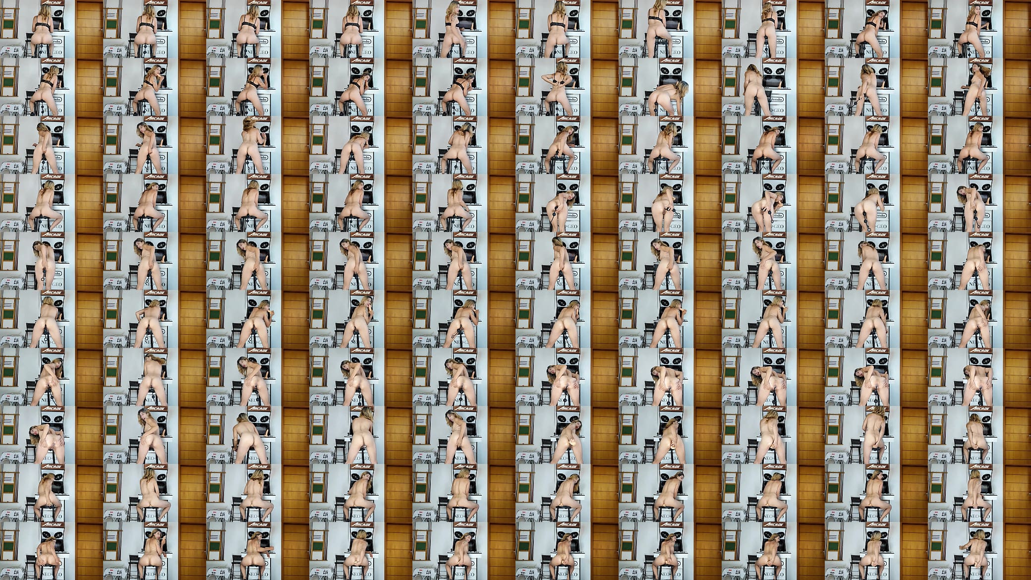 Gamer girl pussy and anal fuck   giant anal beads PROMO 预览图