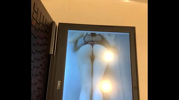 Cumming all over massive Asian ass