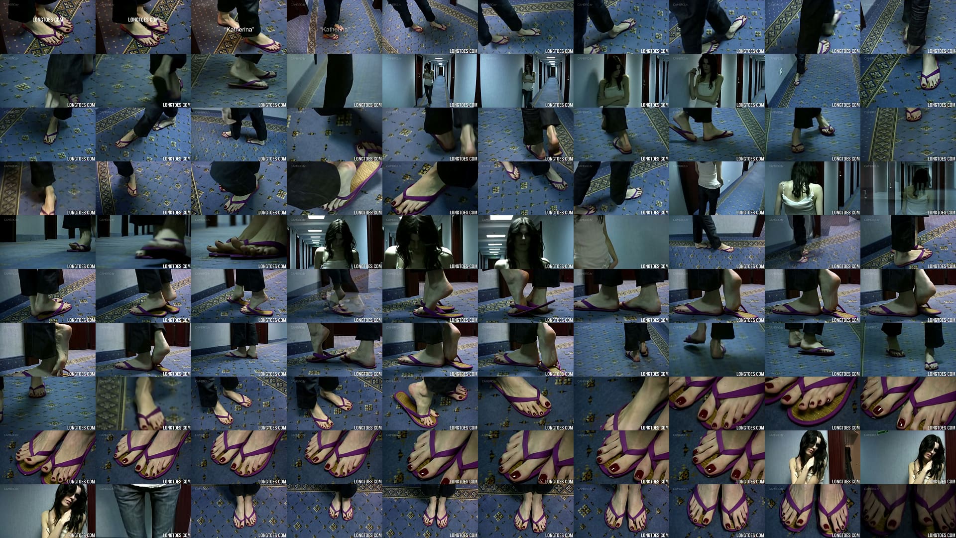 Katherina big feet in flip flops 预览图