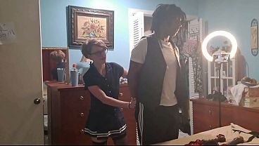 Horny 18yo southern blonde teen Savannah Chavez collects black men and locks them in her garage for her personal fuck toys