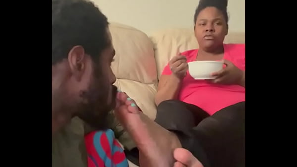 Smelling my wife feet