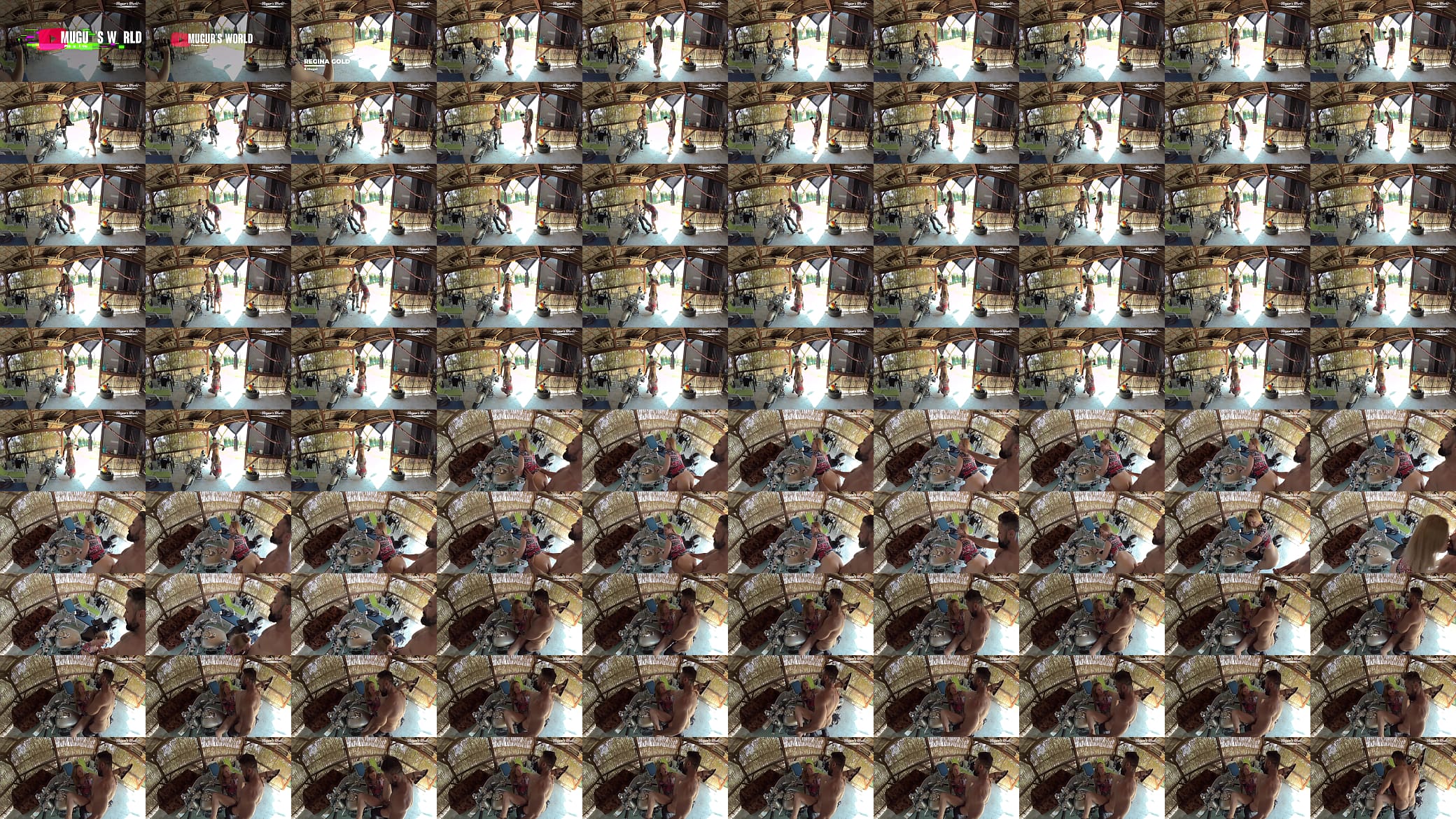 Regina Gold On Motorcycle 预览图
