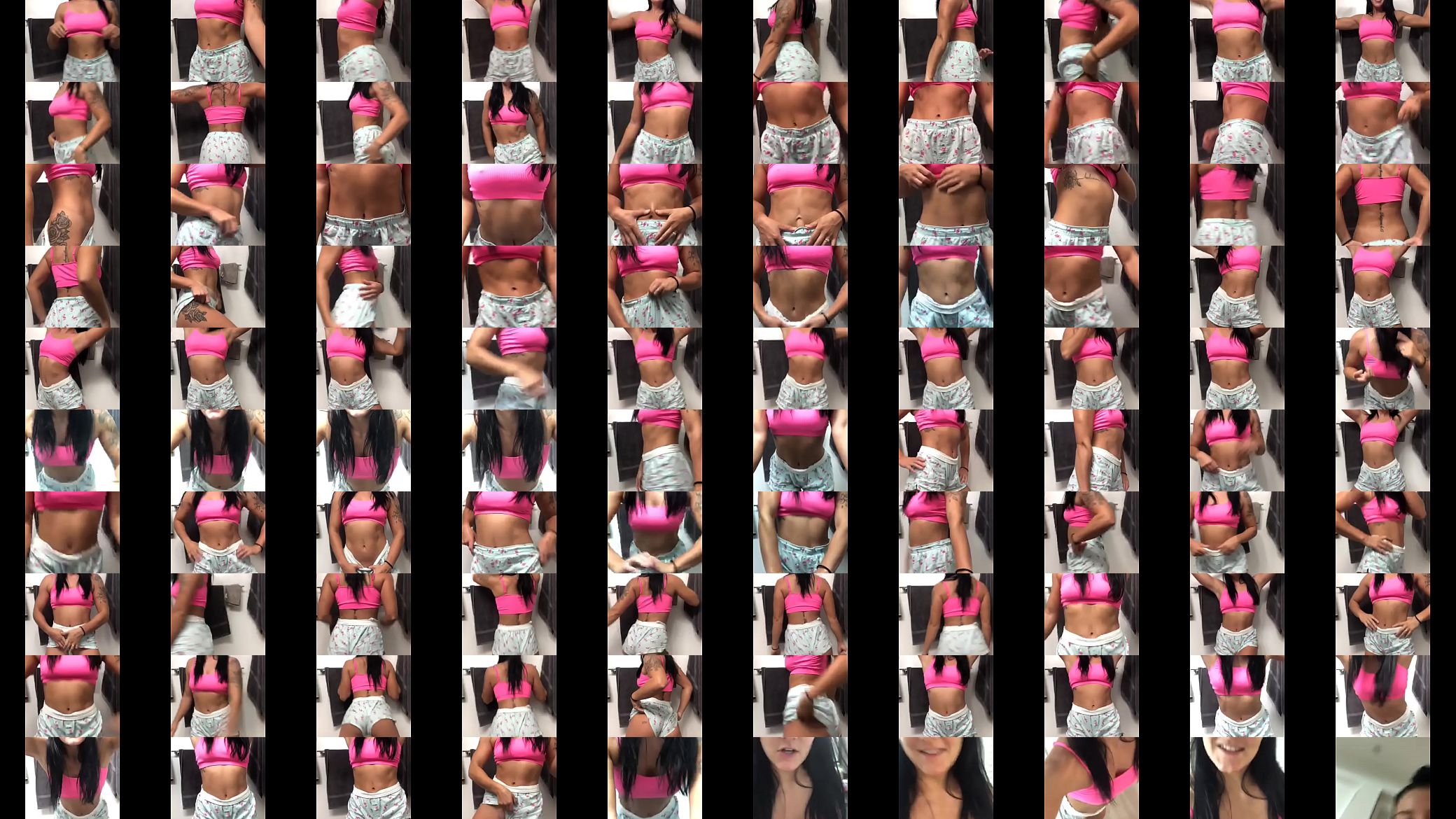 Fitness girl in periscope part 1 预览图