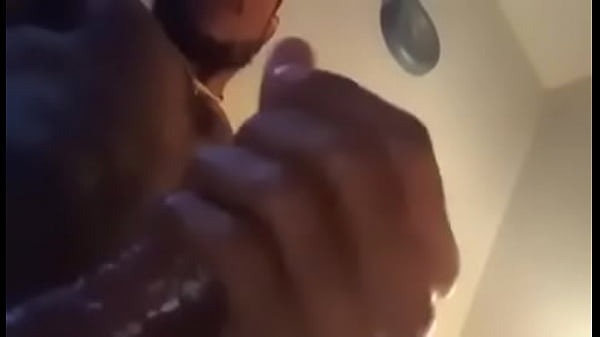 thumb oiled up dick stroking