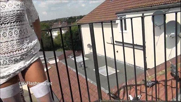 Ebony babe Mels teasing public flashing and outdoor masturbation of black amateu