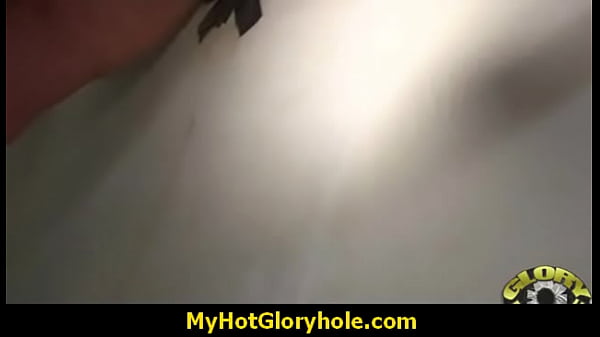 Horny Lady Enjoys Gloryhole Cocksucking Interracial 29