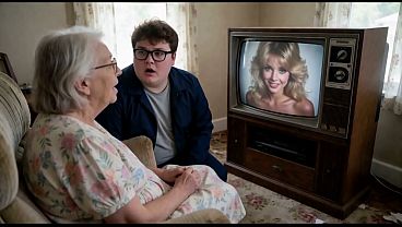 Lost VHS Sextape from the 80's [AI]