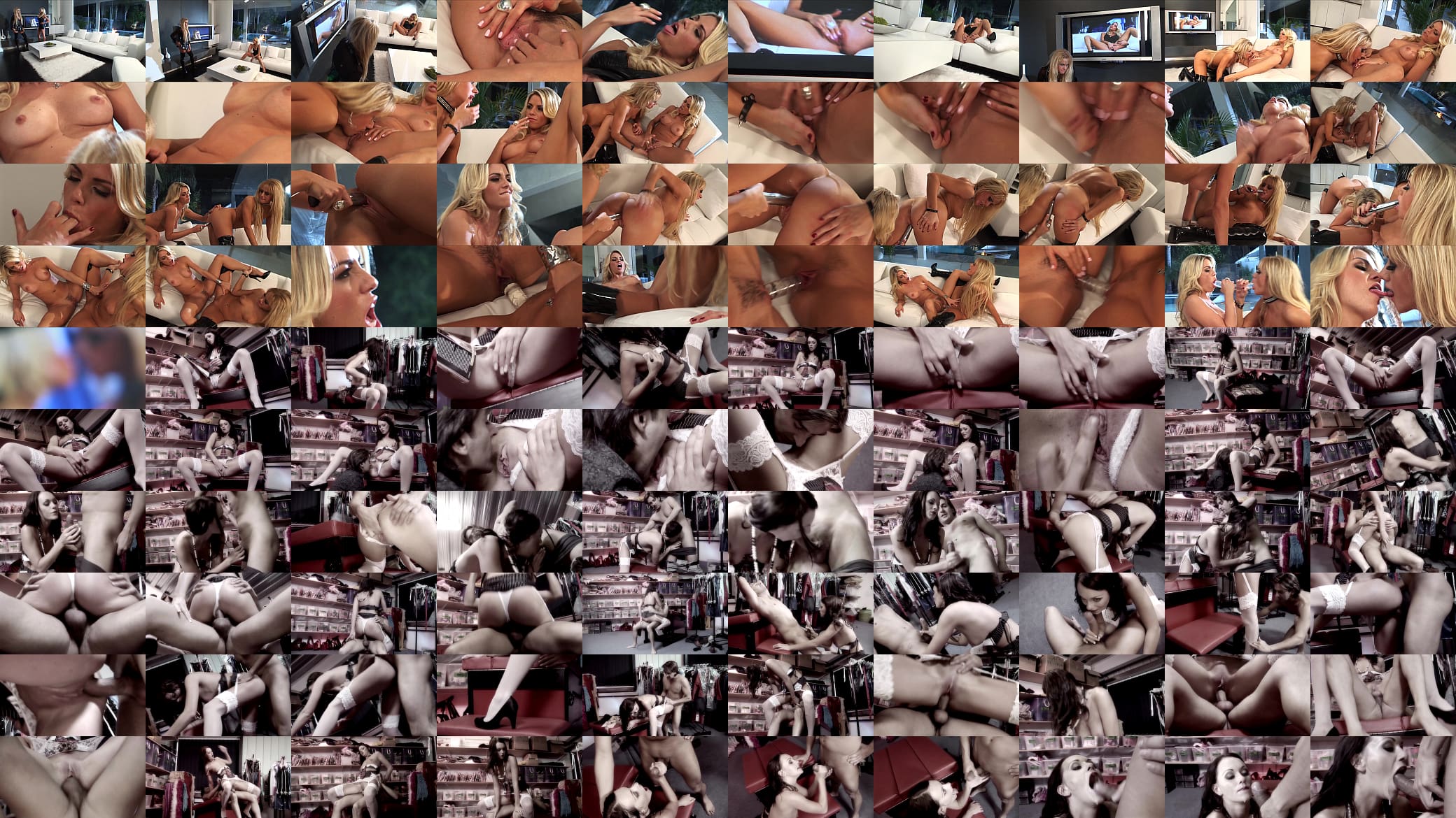 Blonde Lesbians Marlie Moore And Nikki Kane Lick And Fuck Each Other 预览图
