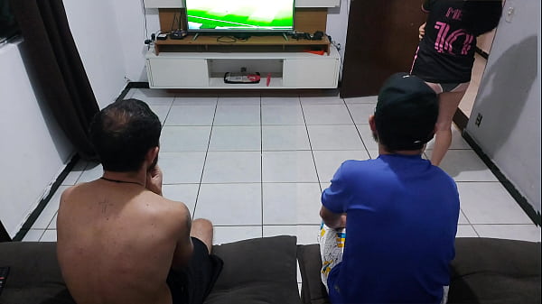 my husband lost me in the bet and i had to stay with his friend in front of him
