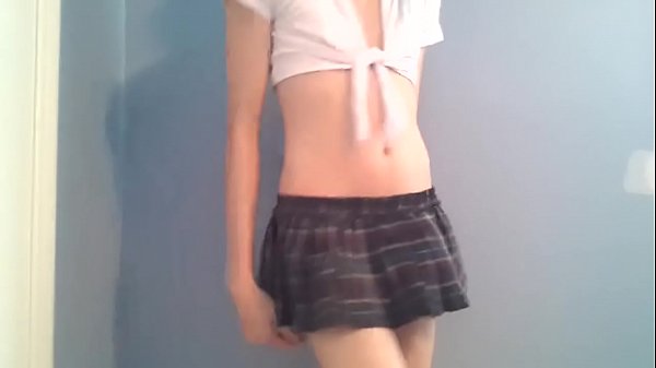 Download Video - Cute T girl in uniform cumshot