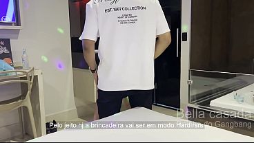 BELLA CASADA 100% ANAL COM AMIGO BBC