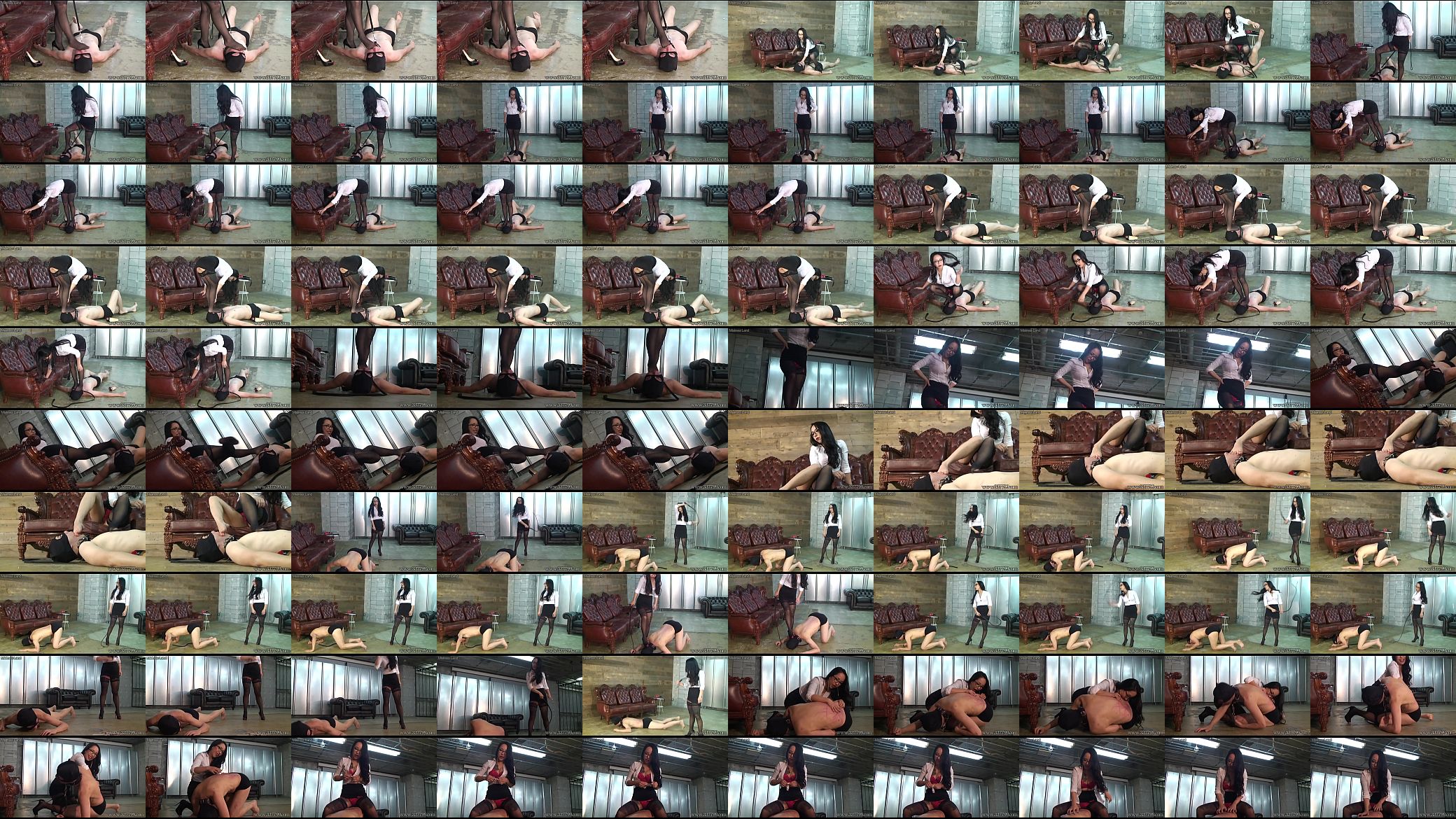 Japanese Femdom Face Trampling and Whipping 预览图