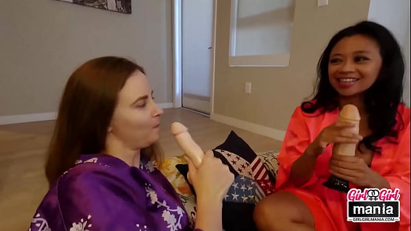 Pussy Stuffing Girls Jay Taylor And Lucky Starr Play With Many Sextoys
