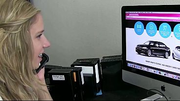 Finally, as he has her bent over, hubby sees her big jiggly bubble butt taking a pounding...