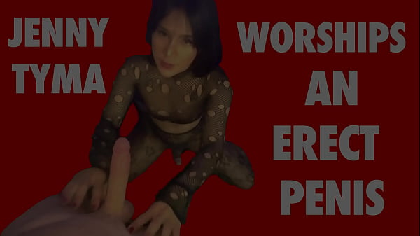 Jenny Tyma Worships an Erect Penis