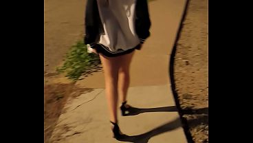 Showing ass