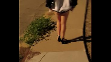 Showing ass