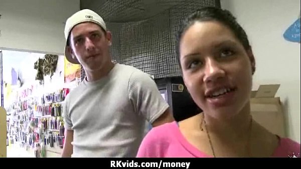 Desperate teen naked in public and fucks to pay rent 10