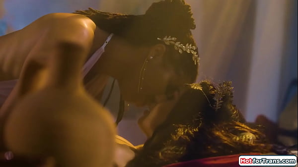Sultry ts princess Eva Maxim fucks ebony