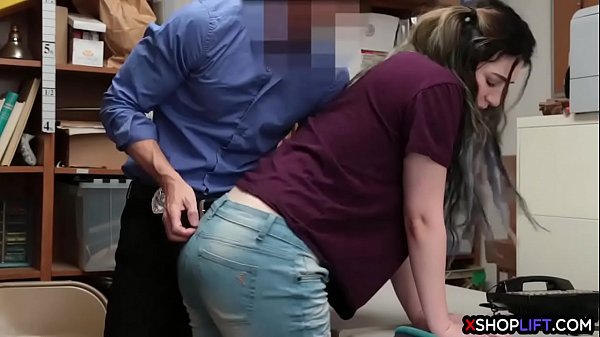 Download Video - Curvy busty teen thief takes a big cock for freedom