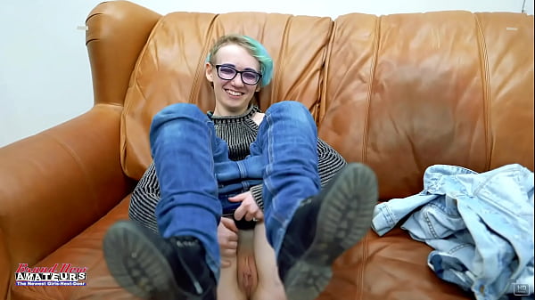 Petite Blue Haired Raven Finger Fucks Her Twat And Sucks A Juicy Big Cock!