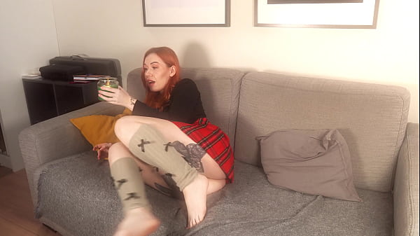 Watch This Horny Redhead Fantasize About Sex After Not Being Nailed for Ages!