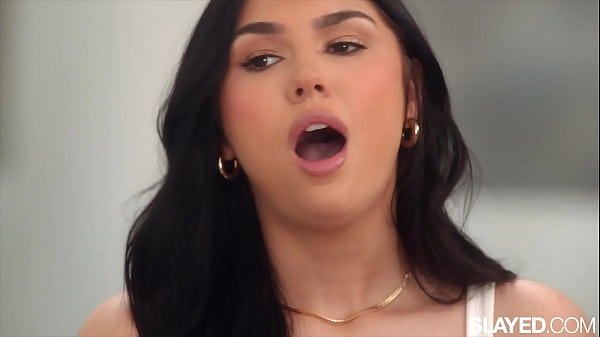 SLAYED Gorgeous Aidra can't resist bestie Aria's sexy body