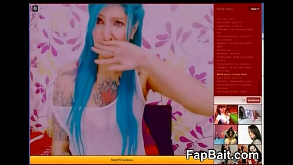 Sexy Emo Cam Whore Breaks Down on FapBait