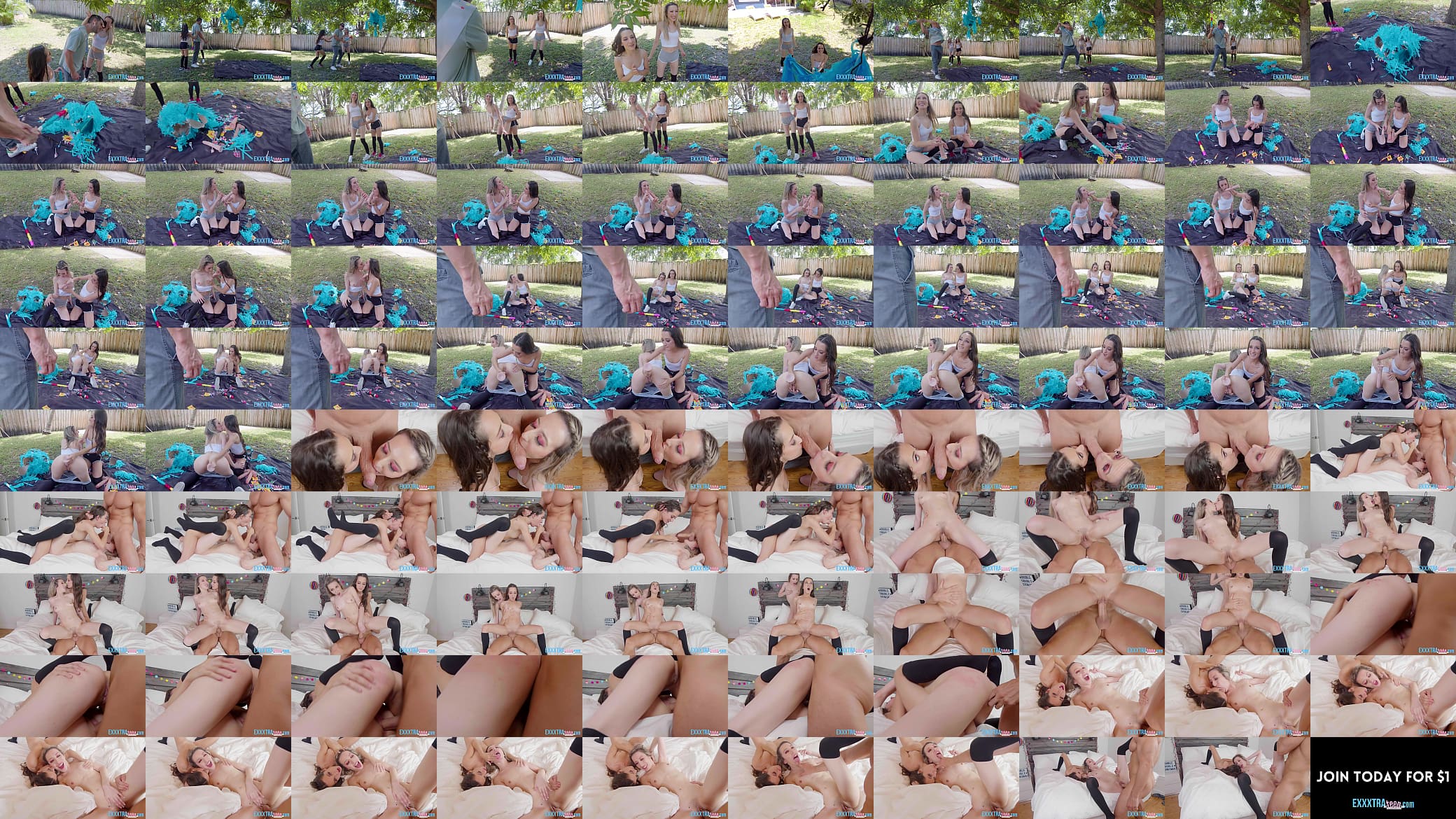 Freya von Doom and Sweet Sophia threesome sex 预览图