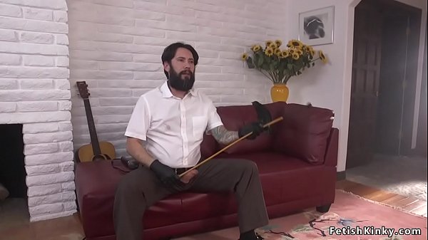 Landlord anal bangs tied brunette teen