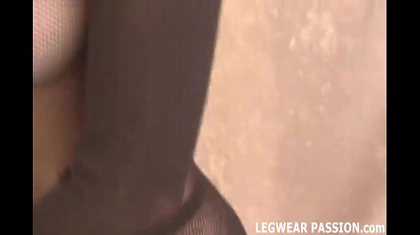 Desiree sucking cock in a body stocking