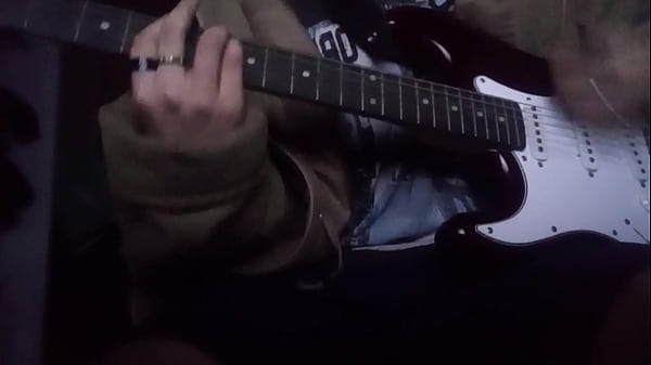 Touching me, the guitar