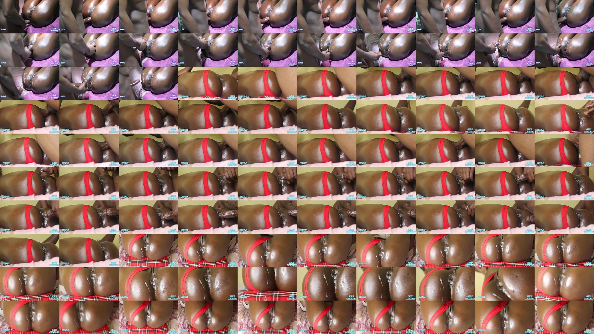 EBONY FUCKED IN THE ASS DOGGYSTYLE ENDING WITH MISSIONARY ASS CREAMPIE 预览图