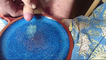 Cum on plate