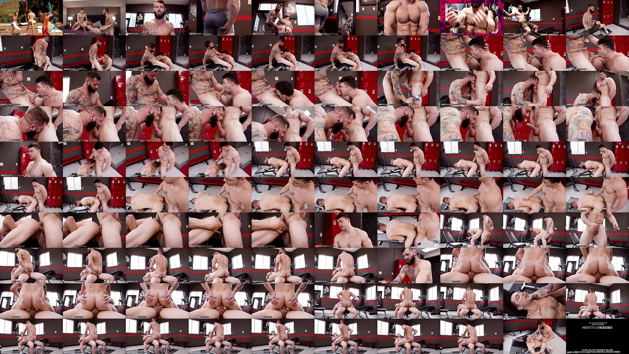Johnny Hill&rsquo;s Muscular Ass Fucked By Handsome Bodybuilder - NextDoorBuddies 预览图